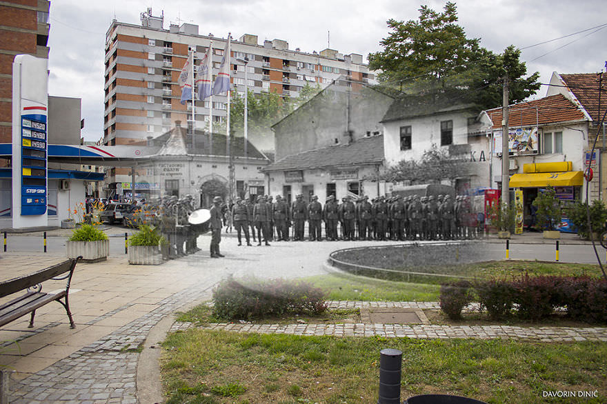 50+ Old And New Photos Of Siberian Streets Merged Together In Single Frame To Bring History To Life