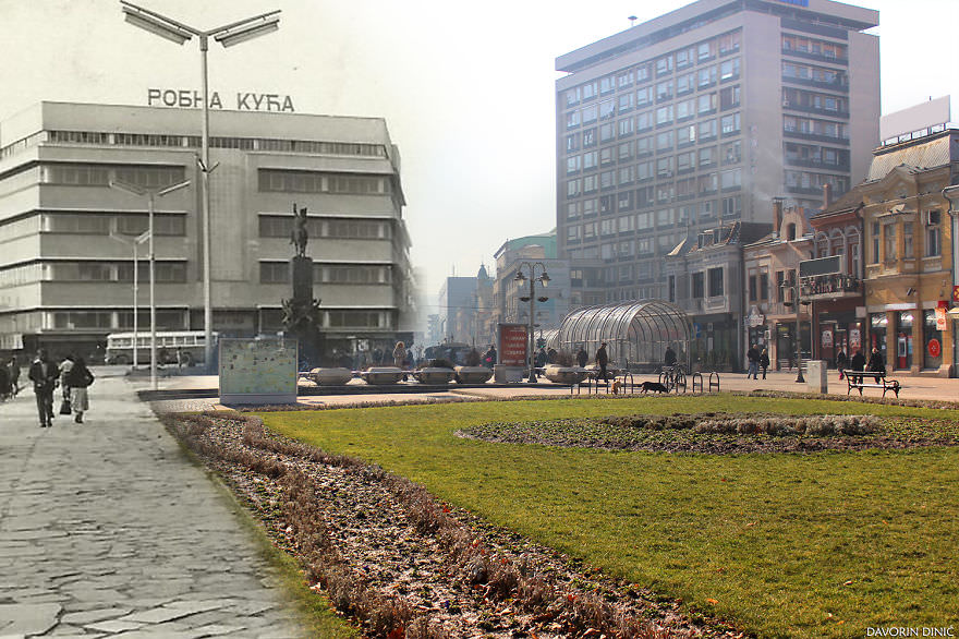 50+ Old And New Photos Of Siberian Streets Merged Together In Single Frame To Bring History To Life