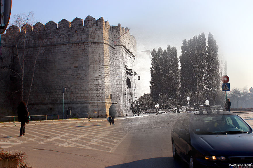 50+ Old And New Photos Of Siberian Streets Merged Together In Single Frame To Bring History To Life