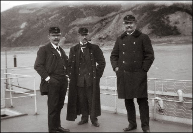River Danube. Danube steamboating association captain, 1903