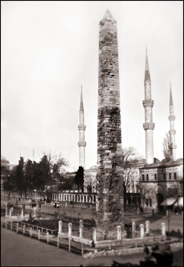 Constantinople. Column of Constantine Porphyrogenitus, 1903