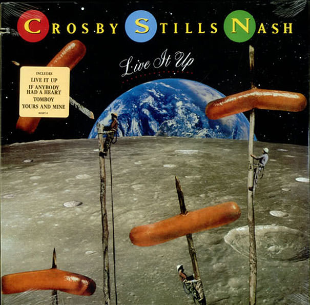 Crosby Stills. Nash live it up, 1990