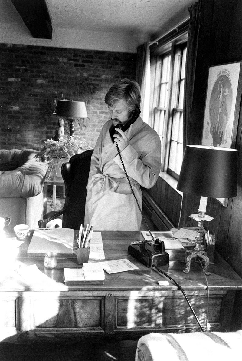 Robert Redford on the telephone, 1971