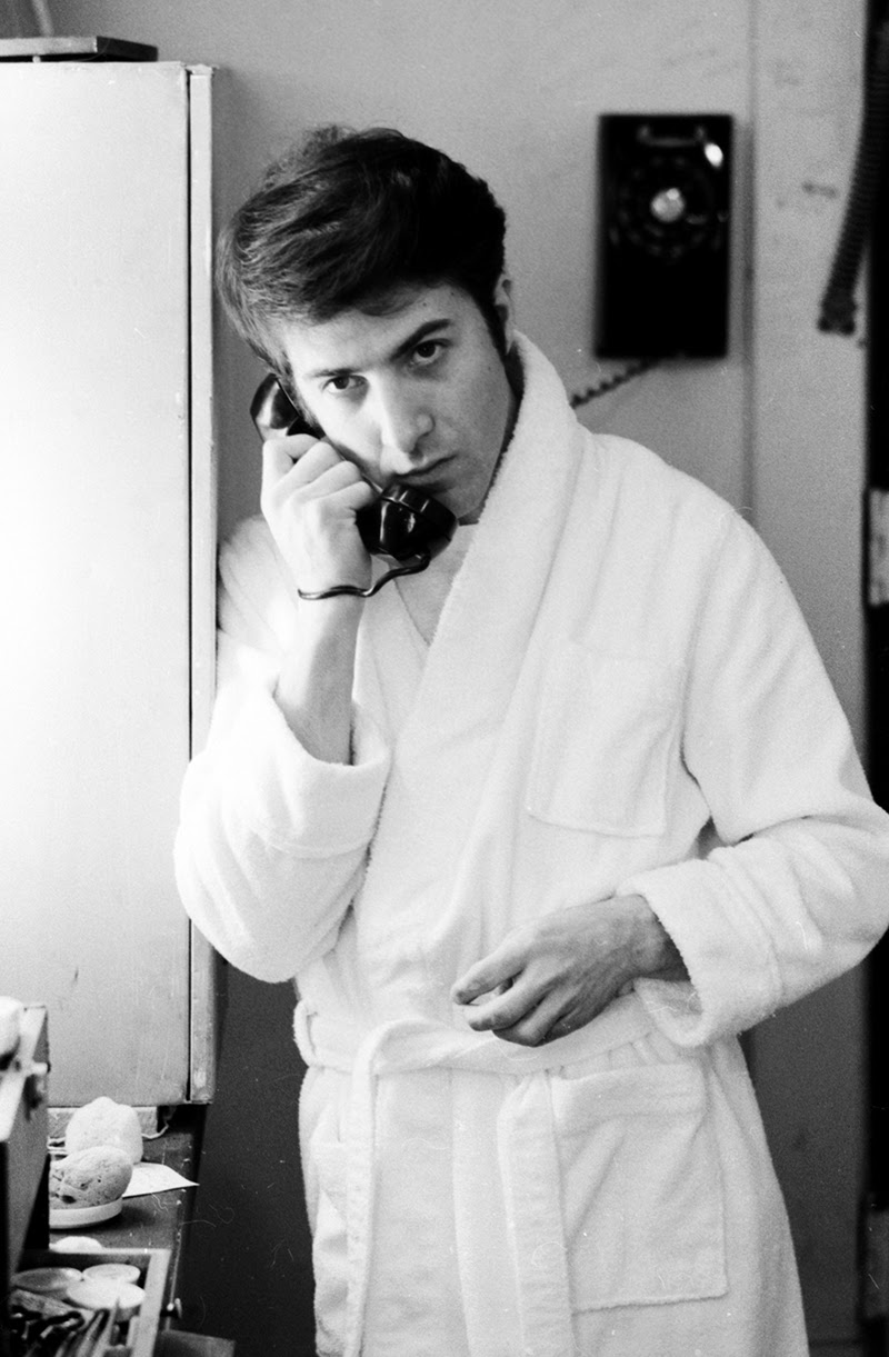 Dustin Hoffman on the telephone, 1969