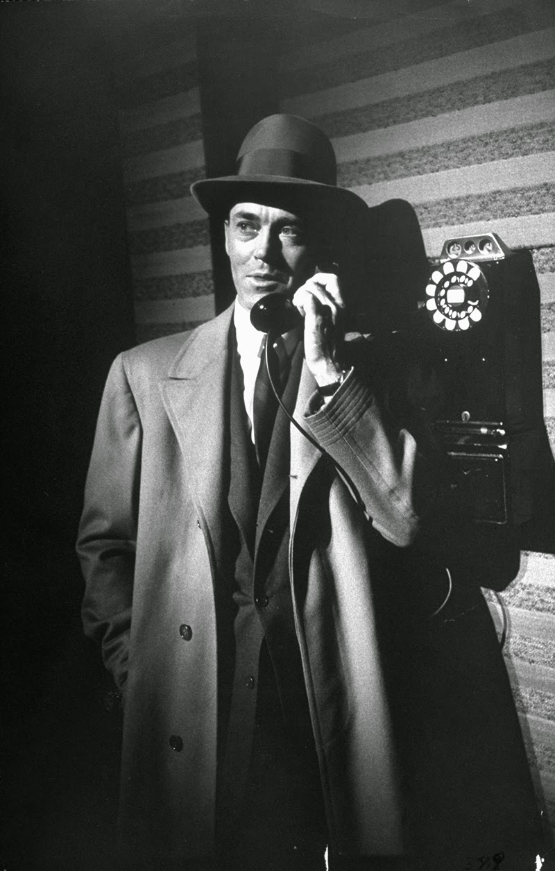 Henry Fonda on the telephone, 1951