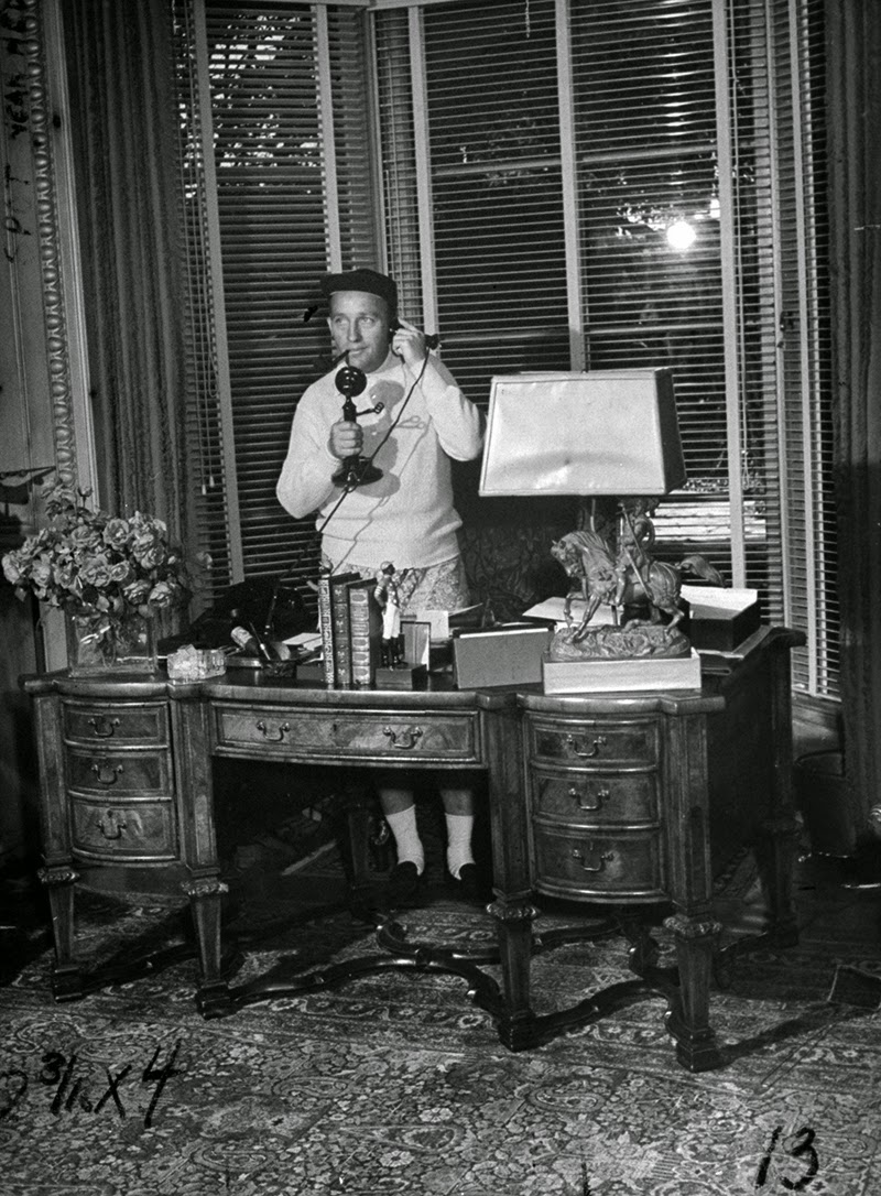 Bing Crosby on the telephone, 1944