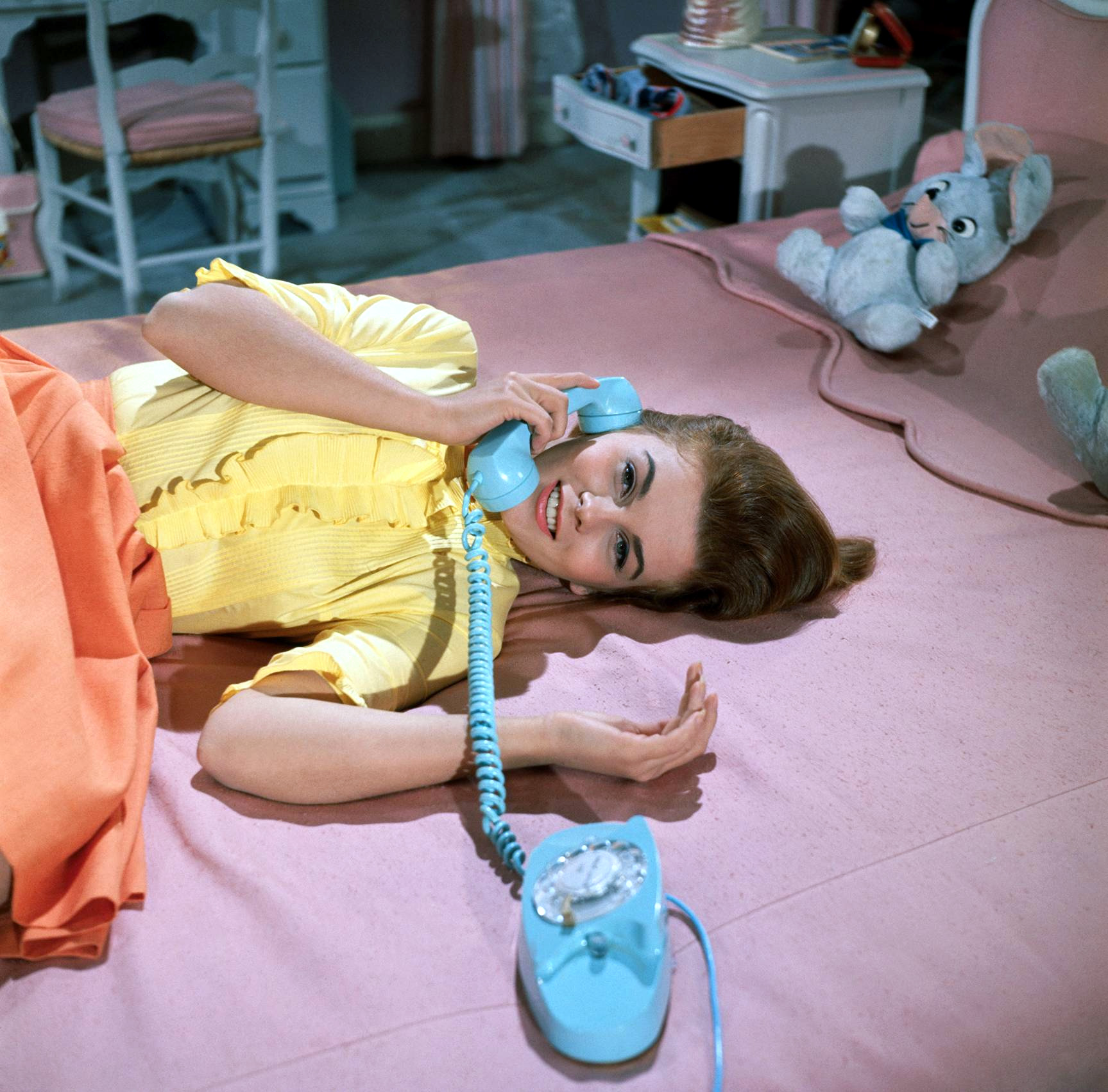 Ann-Margret, on the phone, 1962