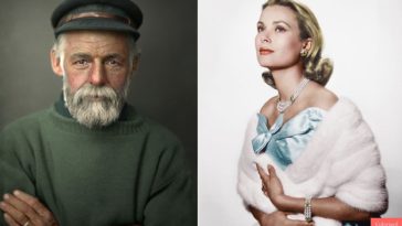 colorized portraits famous personalities