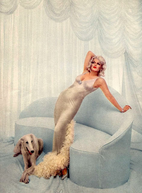 Marilyn as blonde bombshell Jean Harlow