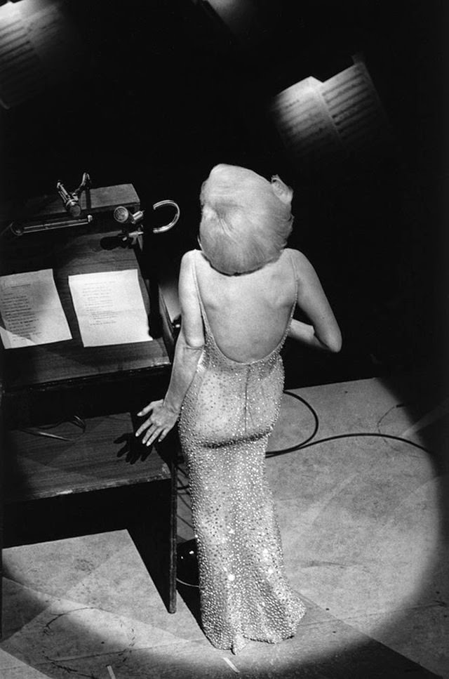 Marilyn Monroe singing 'Happy Birthday' to President John F. Kennedy, New York, May 19, 1962