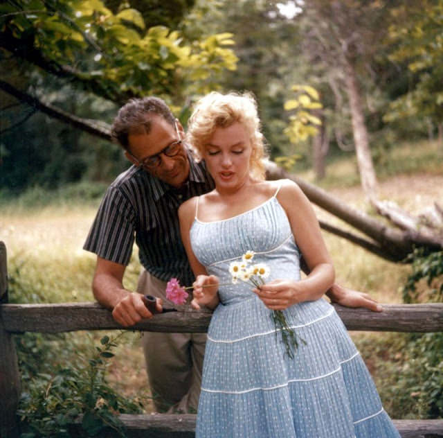 Marilyn Monore with Arthur Miller