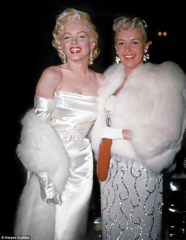 Marilyn Monroe with Betty Grable