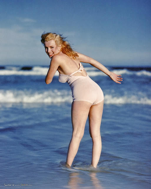 Marilyn Monroe at Tobay Beach, Long Island, 1949