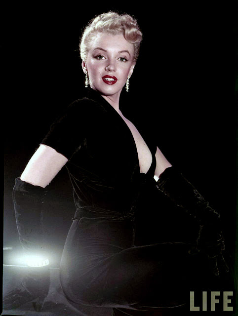 Marilyn Monroe, 1950, portrait taken by Edward Clarke