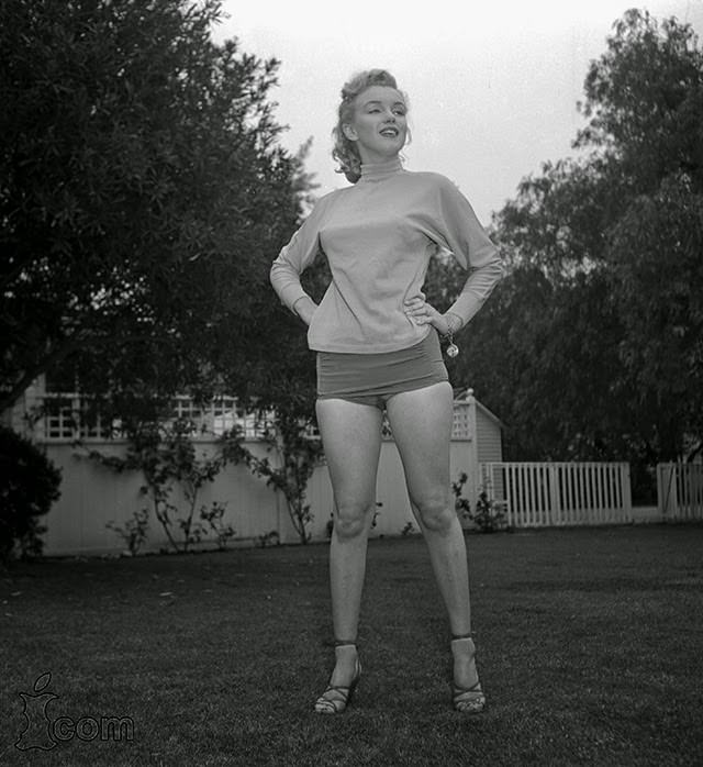 Another photo from the backyard session, 1950