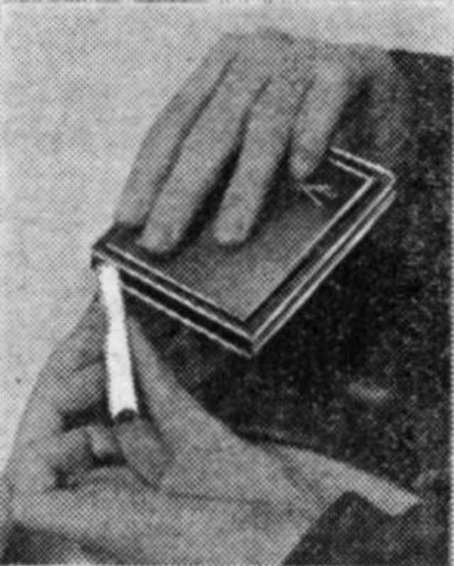 Cigarette Ignites Like Match, 1933