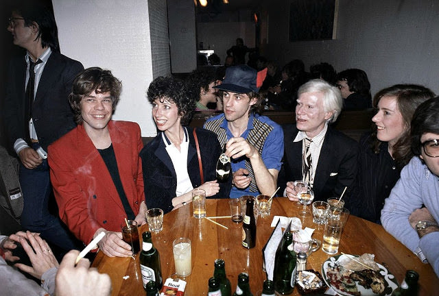 David Johansen, Bob Geldof, Andy Warhol, NYC, 1979