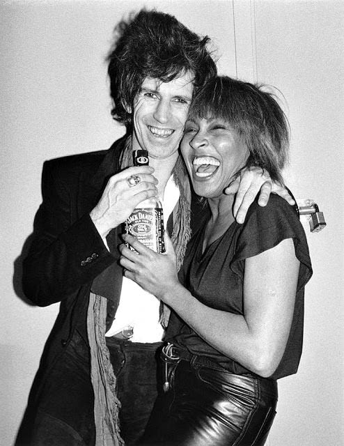 Keith Richards and Tina Turner, NYC, 1983