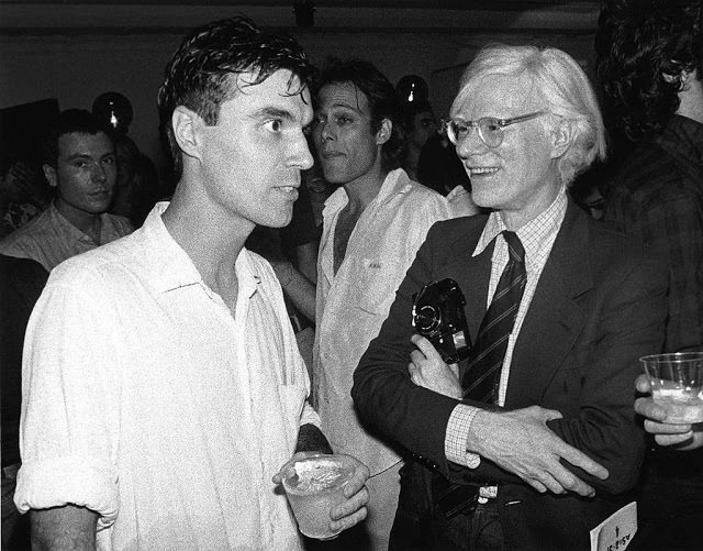 David Byrne and Andy Warhol, 1978
