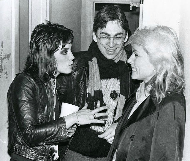 Joan Jett, Chris Stein and Debbie Harry, Philadelphia, 1978