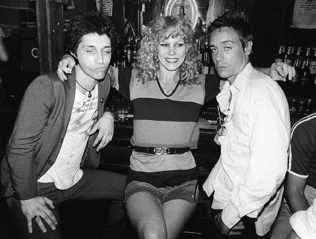 Johnny Thunders, Sable Starr and Iggy Pop, 1977