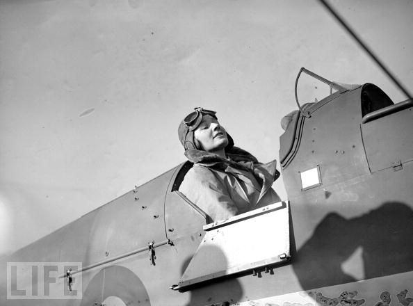 Gower, shown at her base in Hatfield, Berkshire, created the Air Transport Auxiliary's Women's Section, a squad entrusted with ferrying planes for training purposes.
