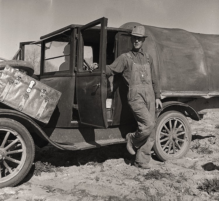 Ex-tenant farmer from Texas, came to work in the fruit and vegetable harvests. Coachella Valley, California