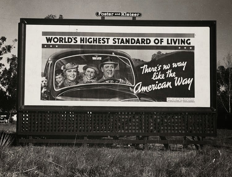 Billboard on U.S. Highway 99 in California