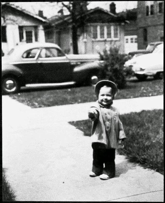 Baby Hillary Cheering, 1950