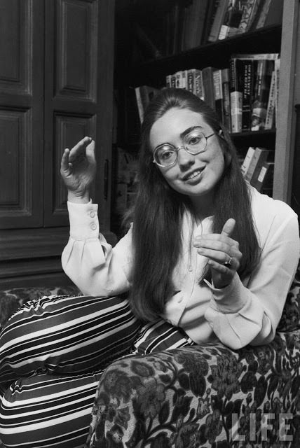 21-year-old Hillary Rodham, photographed for LIFE magazine