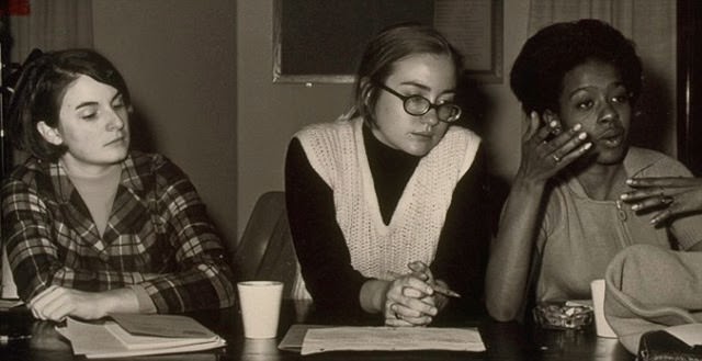 Hillary with her classmates at Wellesley College, 1968