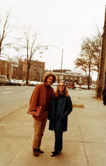 Bill and Hillary at Yale Law School, 1972
