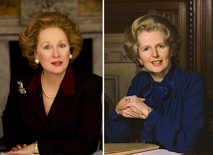Meryl Streep as Margaret Thatcher in The Iron Lady (2011)