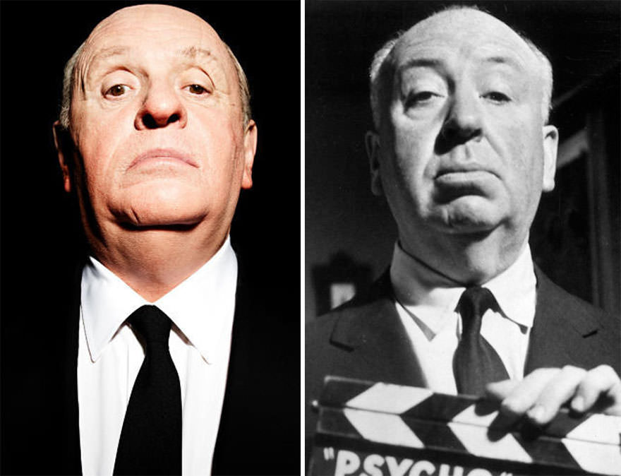 Anthony Hopkins as Alfred Hitchcock in Hitchcock (2012)
