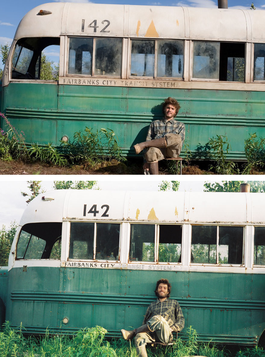 Emile Hirsch as Christopher McCandless in Into The Wild (2007)