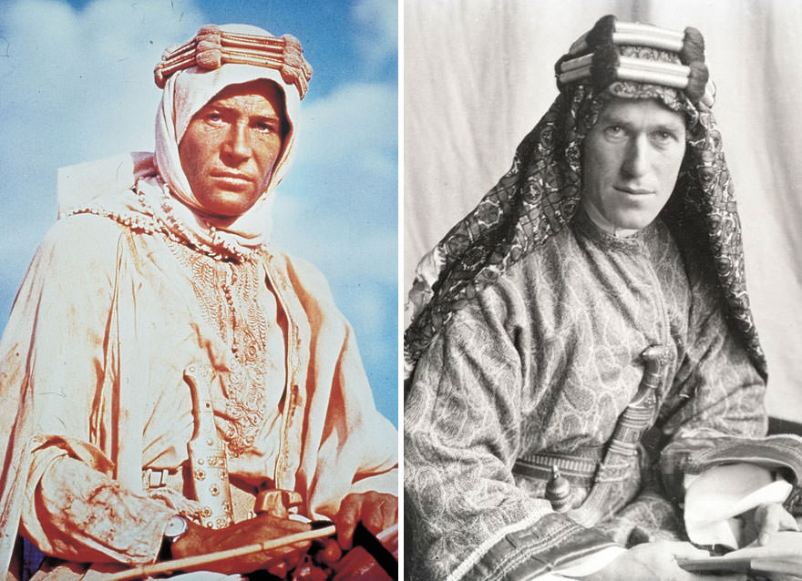 Peter O'Toole as T.E. Lawrence in Lawrence Of Arabia (1962)