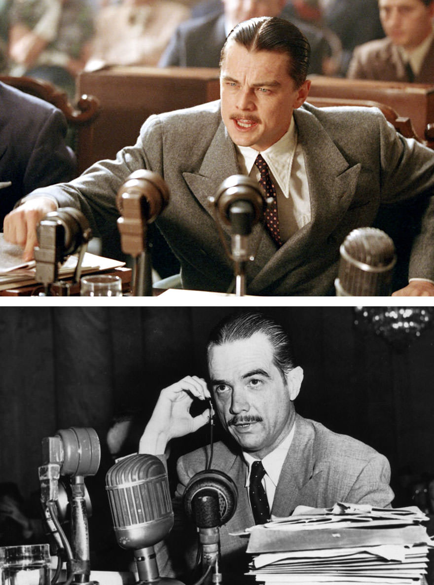 Leonardo Dicaprio as Tycoon Howard Hughes in The Aviator (2004)