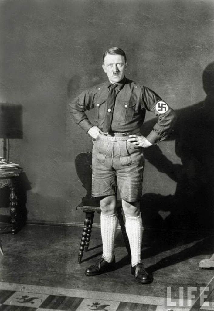 Hitler in shorts, 1924