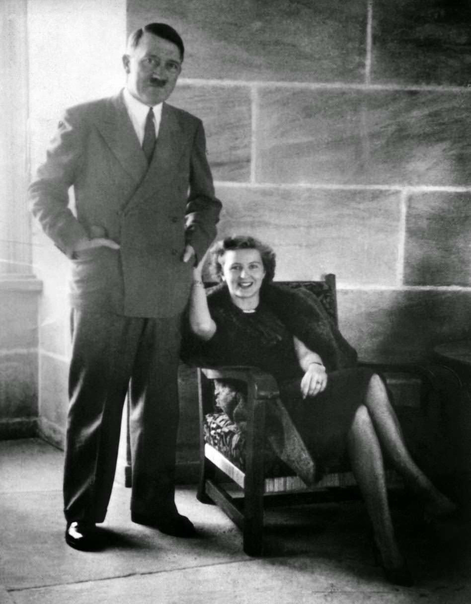 Hitler and Eva Braun, 1943