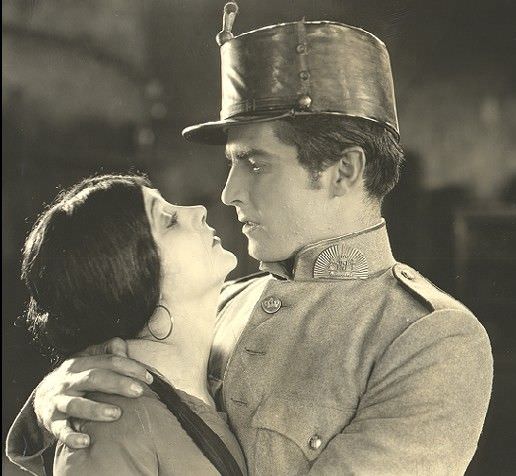 Barbara La Marr with Ramon Novarro in "Thy Name Is Women", 1924