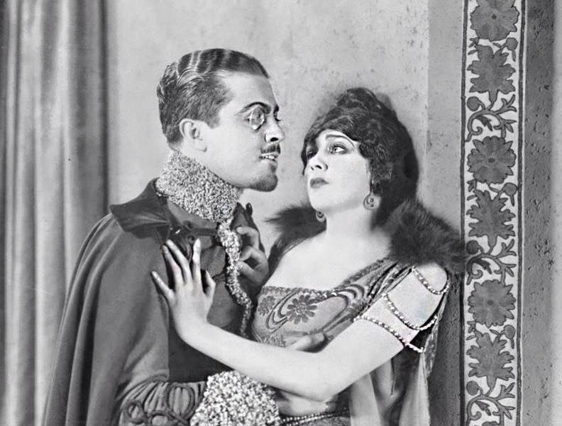 Barbara La Marr with Ramon Novarro in "The Prisoner of Zenda", 1922