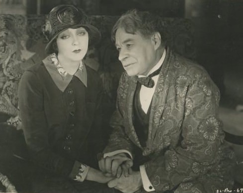 Barbara La Marr with George Marion in "The White Moneky", 1925