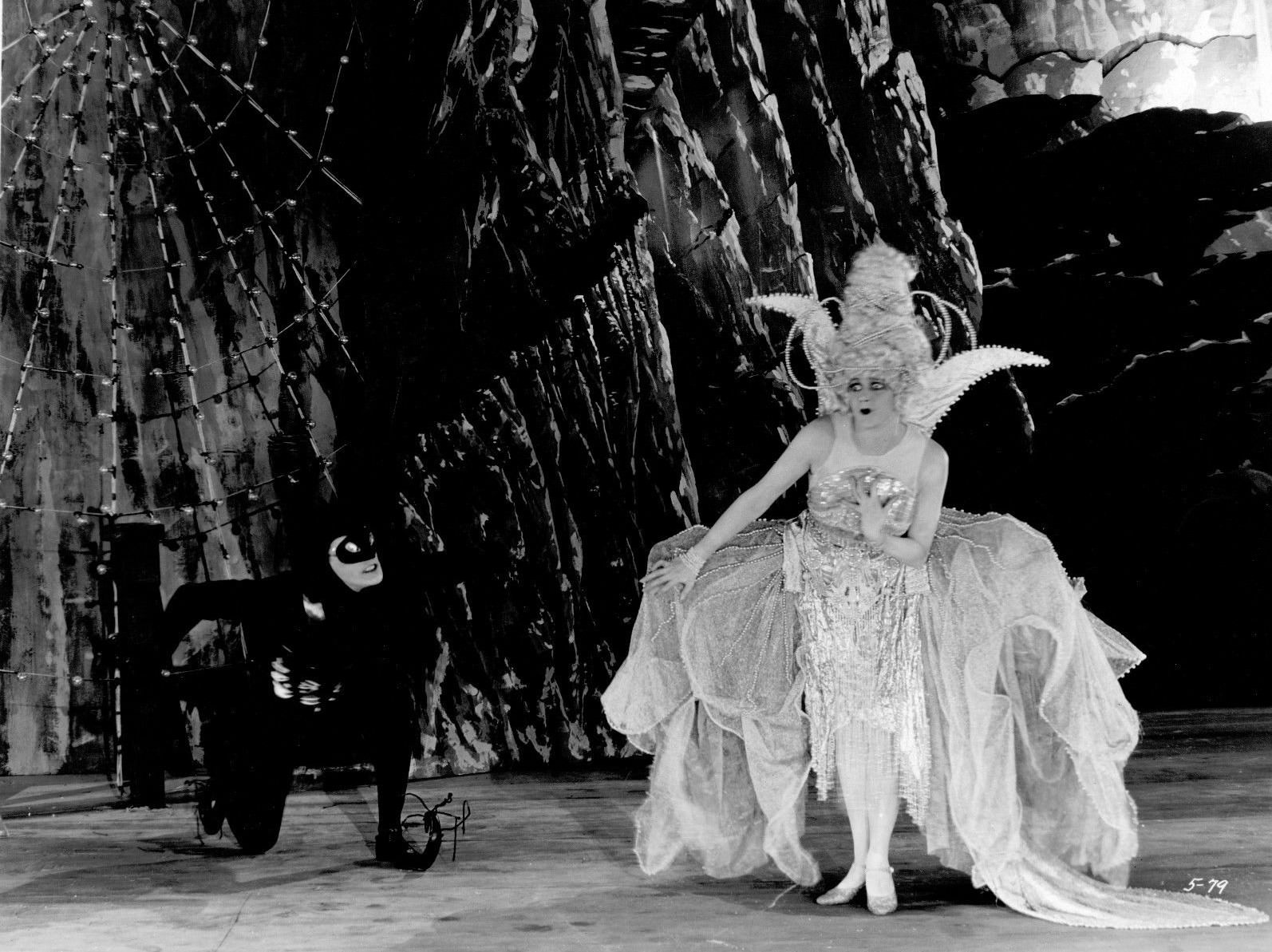 Barbara La Marr and Charles De Roche in "The White Moth", 1924