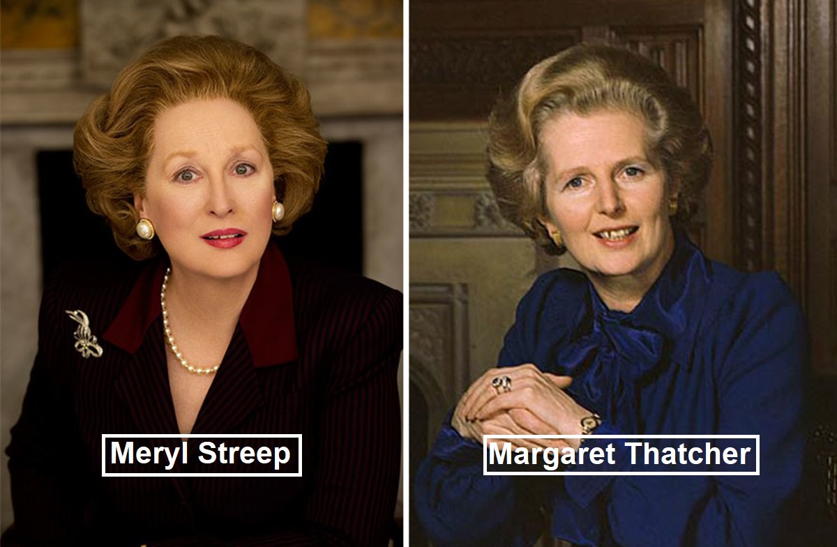 50+ Genius Actors Vs. Historic Figures They Played