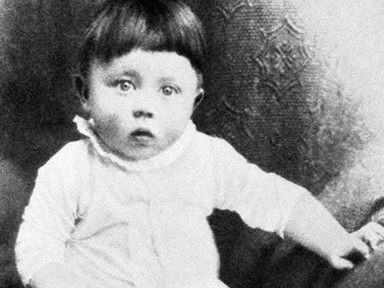 Adolf Hitler as a baby