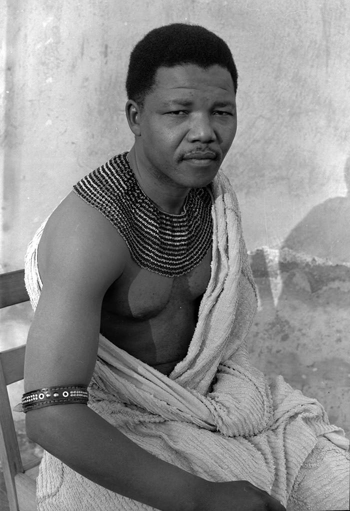 Young Nelson Mandela in 1961