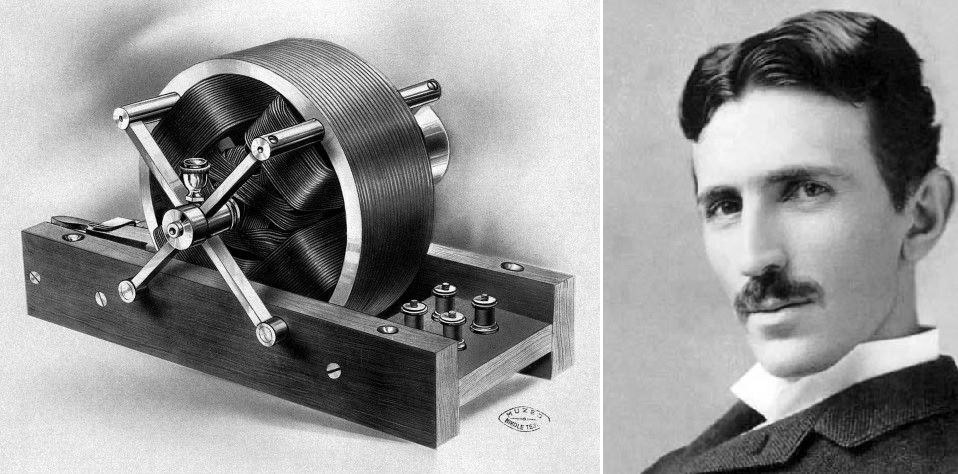 Induction Motor (1882) by Nikola Tesla