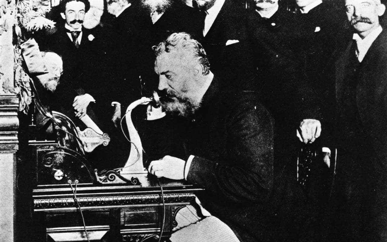 Telephone (1876) by Alexander Graham Bell