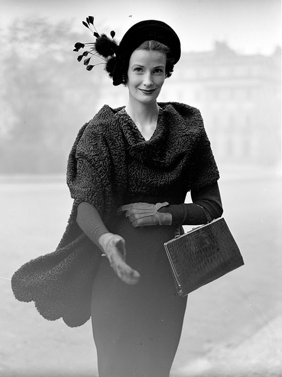Wenda Parkinson photographed for British Vogue, 1949