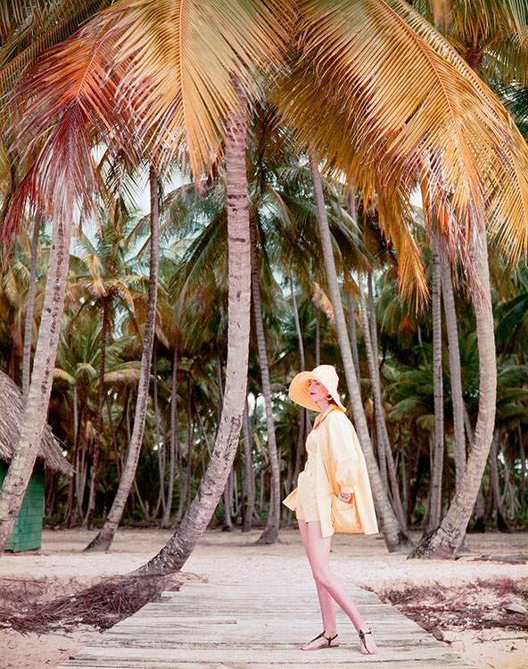 Wenda Parkinson in Tobago, 1956